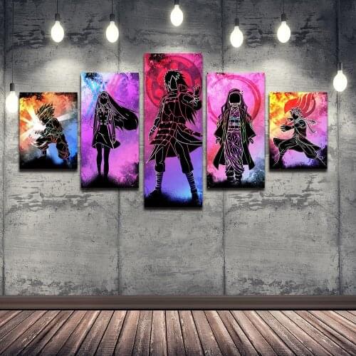 Canvas Paintings on The Wall Art Soul of the Ninja Ghost Posters and Prints Modern Pictures for Living Room No Frame