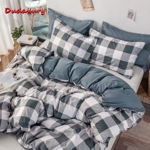 2/3 Piece Duvet Cover Nordic Simple Printing Bedding Set Single Double Queen Size King Duvet Cover Pillowcase Without Bed Sheet