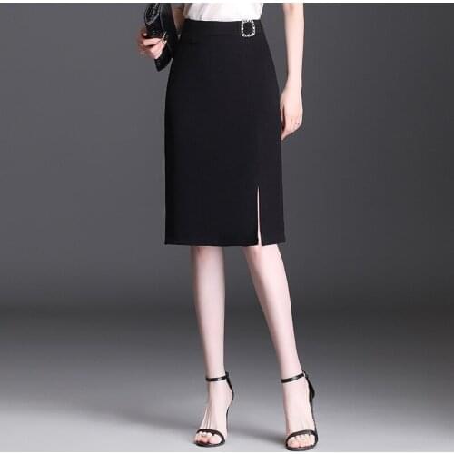 KUANGNAN Long Pencil Skirts