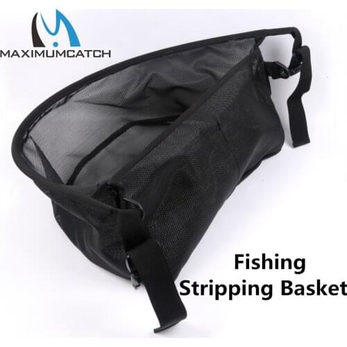 Maximumcatch New Nylon Fly Fishing Stripping Basket 13*15.7*9.1 Inch Fly Fishing Box