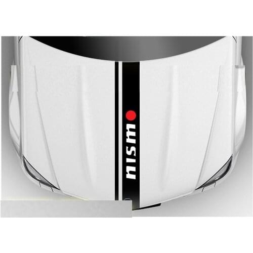 Nismo Car bonnet sticker car body sticker for Nissan Tiida Sunny QASHQAI MARCH LIVINA TEANA X-TRAI