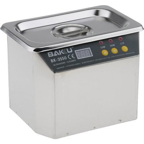Stainless Steel Jewelry Watch Ultrasonic Cleaner Electronic Parts Cleaning Machine EU Plug