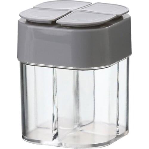 NEW Seasoning Box Sugar Salt Pepper Bottle Cumin Powder Container Multi Compartments Spice Storage Jars Tools Kitchen Supplies