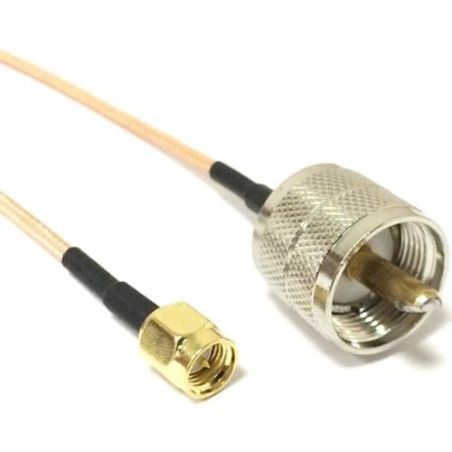 New Wireless Modem Cable SMA Male plug To UHF Male plug RG316 Coaxial Cable 15CM 6inch Extension Pigtail
