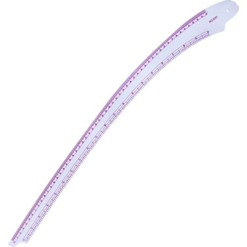 Plastic Transparent French Curve Ruler SplIne Sewing Patchwork Feet Tailor Yardstick Cloth Cutting Rulers