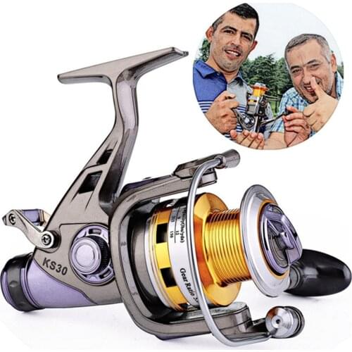 All Metal Seawater And Freshwater Dual-purpose Fishing Reel Double Brake Long Shot Fishing Reel Sealed Ball Bearing Fishing Reel
