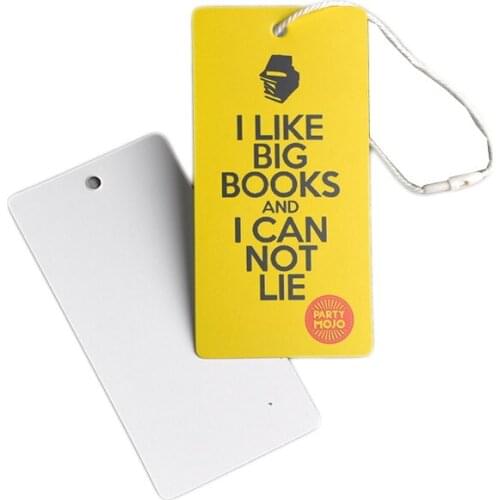 Custom Fashion luxury Double-sided Printing Garment Hang Tags