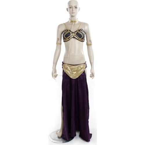 Princess Leia Slave Dress Adult Womens Sexy Party Costume Dress Custom Made