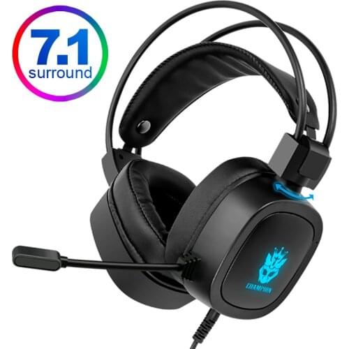 Gaming Headset 7.1 Virtual 3.5mm Wired Earphone RGB Light Headphones Noise Cancelling With Microphone For Laptop PS4 Accessories