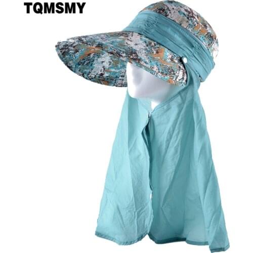 TQMSMY Multifunction Sun Hats For girls Panama Beach hat Anti-UV Chapeu feminino soft summer Foldable cap women Bowknot caps