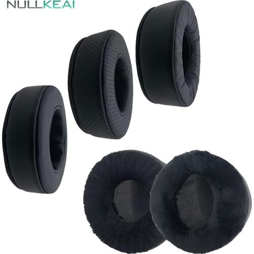 NULLKEAI Replacement Thicken Earpads For Samson SR850 Headphones Earmuff Cover Cushion