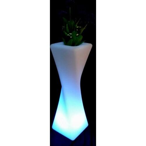 Modern LED Lighting Planter light up flower pots LED design Planter pot SK-LF11B Free shipping 20pcs/Lot