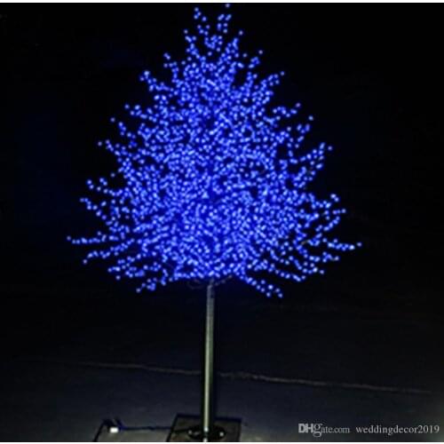 LED Cherry Blossom Christmas Tree Lighting P65 Waterproof Garden Landscape Decoration Lamp For Wedding Party Christmas Supplies
