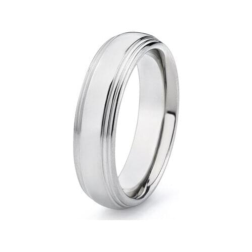 Unique new design titanium Jewelry custom white gold color wedding band rings for men anel masculino