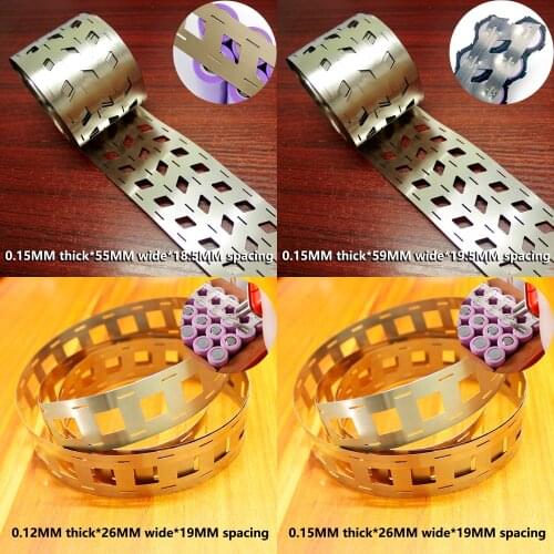 1m/lot 18650 power lithium battery pack spot welding nickel-plated with punched parallel port nickel-plated steel sheet