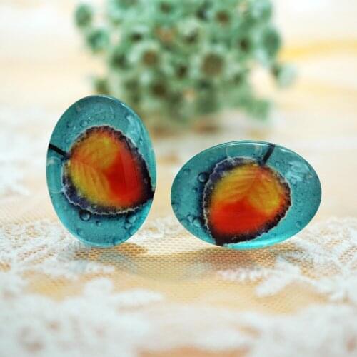 10PCS/lot oval 13MM X 18MM/10MM x 14MM Glass Cabochon for bracelet necklace earring rings brooch DIY Jewelry hand made supply