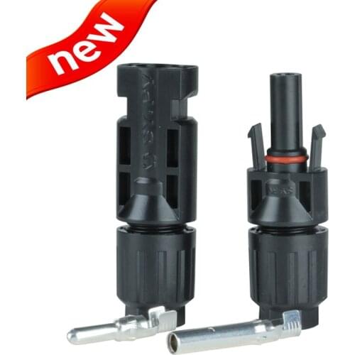 100 Pairs /Lot 100% PPO Material 25 Years Quality Life and Approved IP67 Solar Solar Wire Connector For Solar Panel