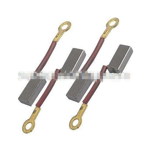 4Pcs Repair Part 4 x 6 x 13mm 15/32" x 1/6" x 33/64" Motorcarbon Carbon Brushes 4x6x13mm