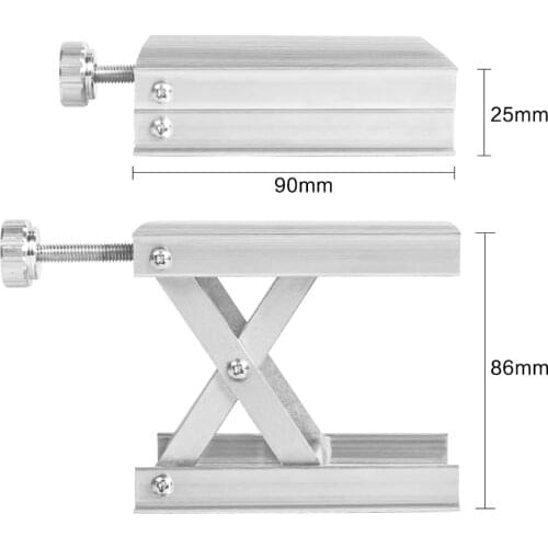 90*90mm Laser Level Bracket Lab Lift Platform Universal Laser Level 90mm Adjustable Lift Stand
