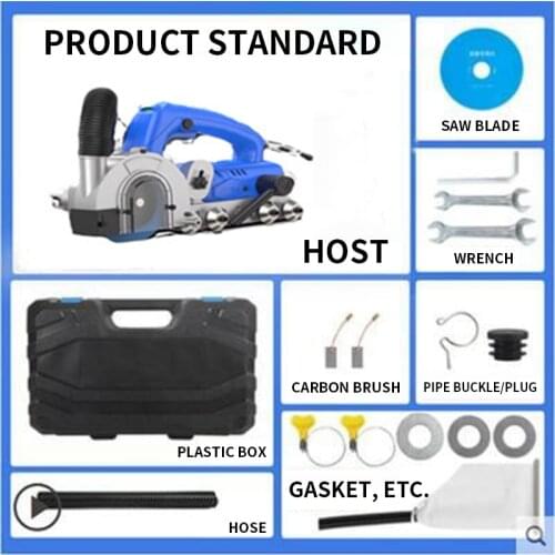 Electric seam cleaner, ceramic tile beauty sewing machine, tool, self-vacuum floor tile, seam artifact, slotter