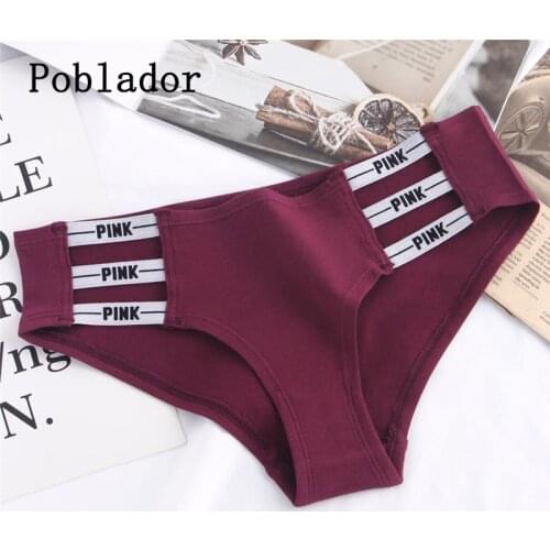 Cotton Underwear Women Cotton Womens Panties Sexy BIkini Letter Panties For Women Female Lingerie Comfort Brand Underwear