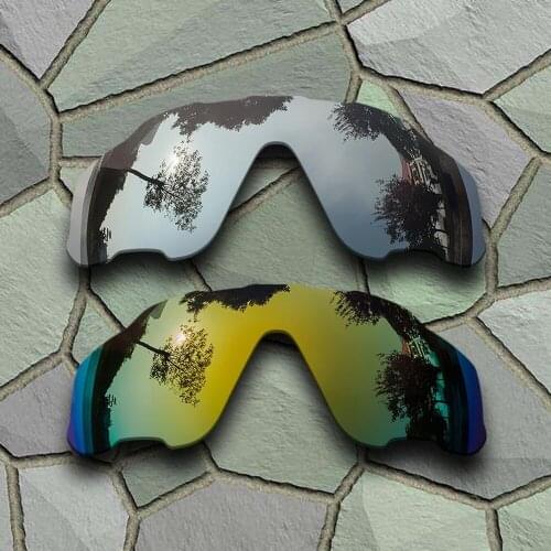 Chrome&Yellow Golden Sunglasses Polarized Replacement Lenses for Oakley Jawbreaker