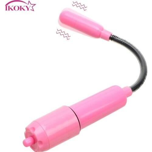 IKOKY Vibrator Stick Clitoris Stimulator Bendable Sex Toys for Women Men Magic Wand Anal Plug Vagina Massager Flirting Toys