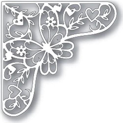 Butterfly Corner Metal Cutting Dies New Diy Emboss Stencil Scrapbooking Dies For Card Making 2021