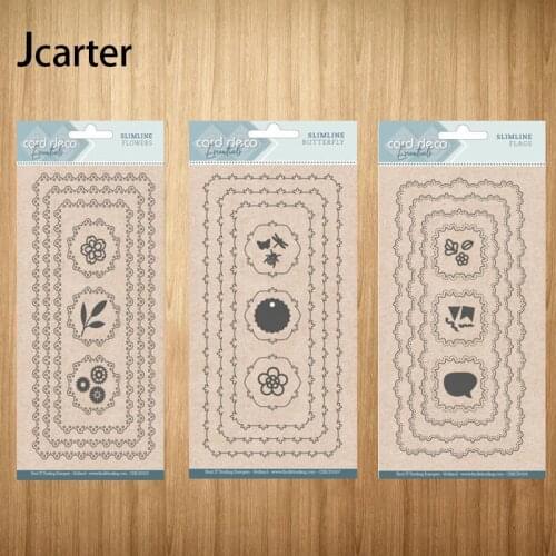 New Metal Cutting Dies Flower Insect Wave Rectangle Craft Handmade Knife Mould Blade Punch Stencils Dies Cut Scrapbooking Model