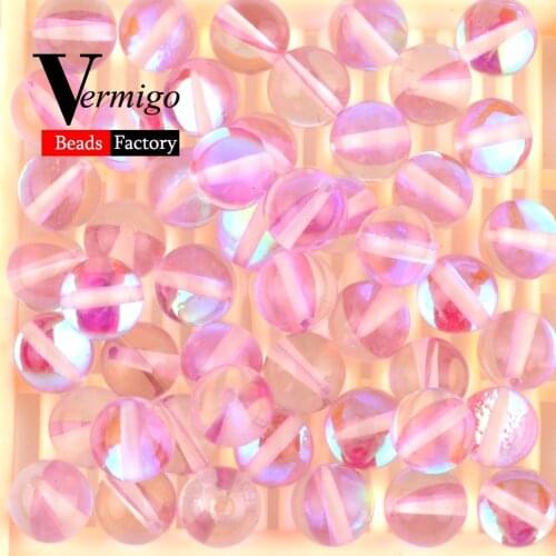 Wholesale A+Light Purple Austrian Crystal Beads Natural Stones Round Beads For Needlework Jewelry Making Women Diy Bracelet