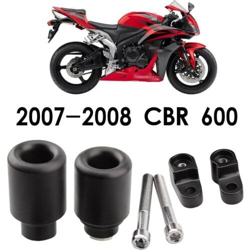 Motorcycle No Cut Frame Sliders Crash Falling Protection Engine Protector Block For HONDA CBR600RR CBR600 RR F5 600RR 2007-2008