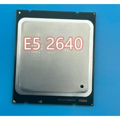 Intel Xeon Processor E5-2640 SR0KR Six Core 15M Cache 2.5 GHz /8.00 GT/s 95W LGA 2011 E5 2640