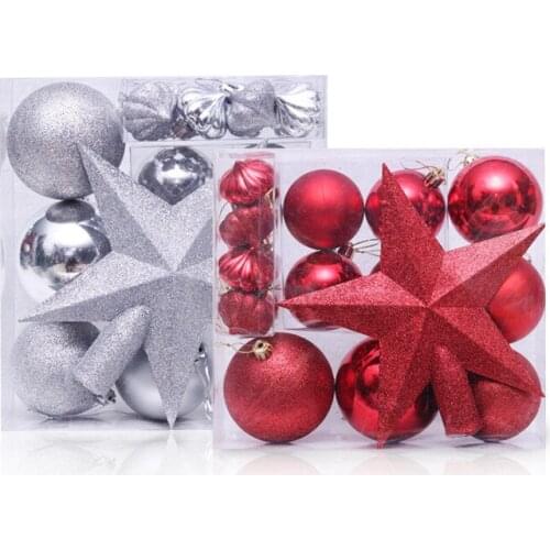 Christmas Decoration Gifts Christmas Xmas Tree Ball Bauble Hanging Home Party Ornament Decor Party Wedding Supplies Cute Ball