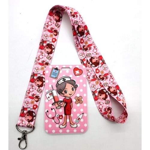 Retail 1 pcs Nurse Key Chains Neck Strap Keys Camera ID Card Lanyard Z01