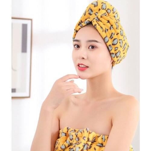 Shower Cap Magic Microfiber Hair Quick Drying Dryer Towel Bath Wrap Cap Quick Hat Turban Dry Shower Cap Hair Bonnet