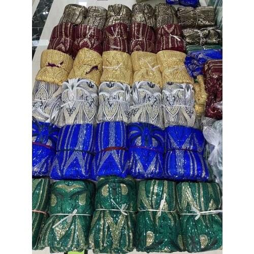 Tissu mariage sequins lace fabric french lace high quality african lace materials wedding fabric5yard