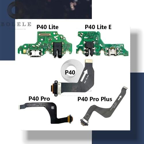 USB Charging Board For Huawei P40 Lite E P40 Pro Plus USB Charger Port Dock Connector Plug Board Charge Charging Flex Cable