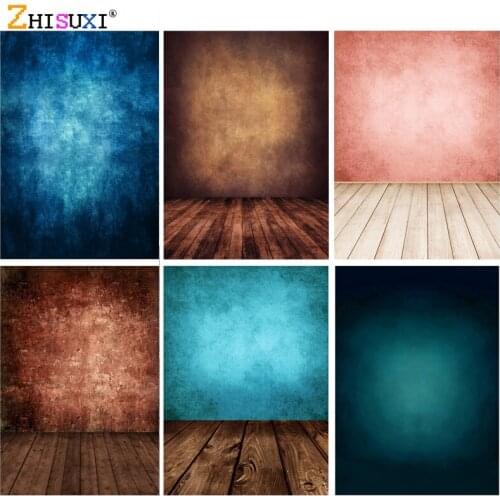 SHENGYONGBAO Vinyl Retro Wooden Floor Children Baby Photography Backdrops For Photo Studio Background Props 21622 SLFG-03
