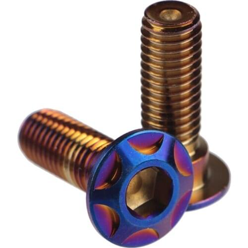 Motorcycle Scooter Brake Rotor Screw Bolt M8 with Step Stainless Steel Plated Color Cnc Finished
