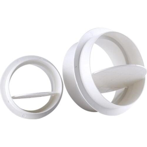Draft Blocker Damper Ventilation Check Valve Draught Back Shutter for Inline Ducting Kitchen Home Ventilation Grill