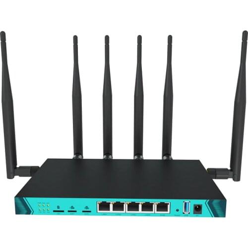 ZBT 1200Mbps 4G LTE Router Wireless WIFi Dual Card Dual Mode CAT12 Modem Router High Speed 4G Dual SIM Card Slot Gigabit Port