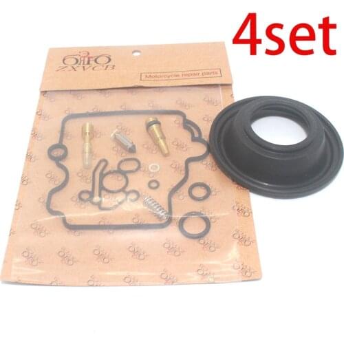 4 set for RF600R 94-96 RF900R 1994-1997 RF 600 900 600R 900R Motorcycle Carburetor Repair Kit Plunger Diaphragm
