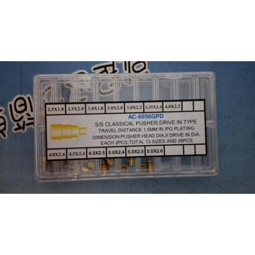 6056GPS Gold Plated Drive In Type Classical Chronograph Button Watch Pusher for Watchmaker