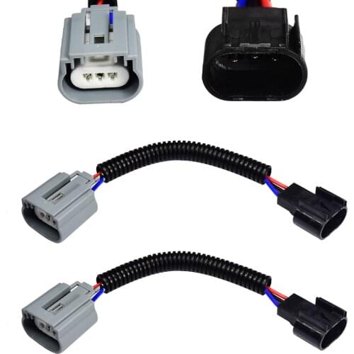 YUNPICAR H13 9008 Ceramic Adapter Extension Wiring Harness Sockets For Headlights/Fog Lamps Retrofit,2Pcs