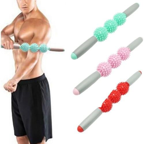 Yoga Anti Cellulite Massage Roller Stick Body Leg Back Muscle Soreness Relief Body Foot Face Leg Slimming Massage Muscle Roller