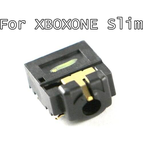 200pcs/lot audio output for xbox one S slim 3.5mm controller earphone socket Headset Connector Port Socket