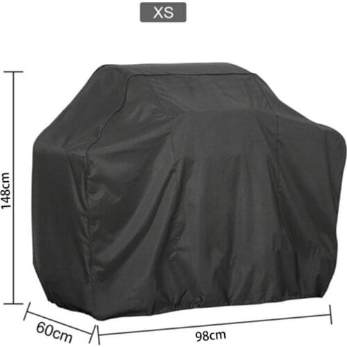 BBQ Cover Outdoor Waterproof Rip Resistant Sun-safe Charbroil Grill Cover Rain Protective Outdoor Barbecue Cover Round