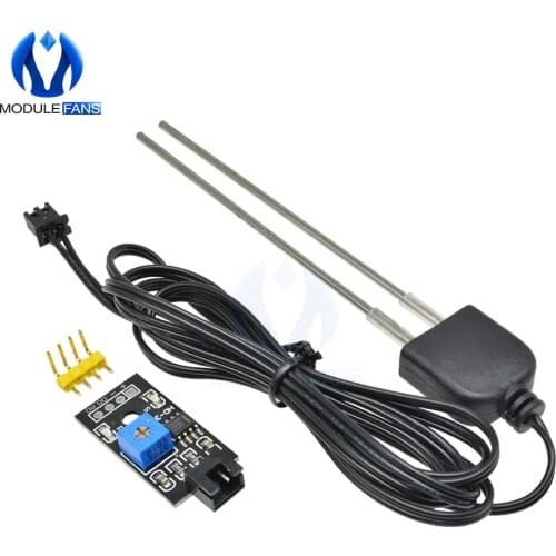 Soil Moisture Sensor and Soil Detector Module Soil Moisture Test Soil Humidity Test Corrosion Resistance Probe For Arduino