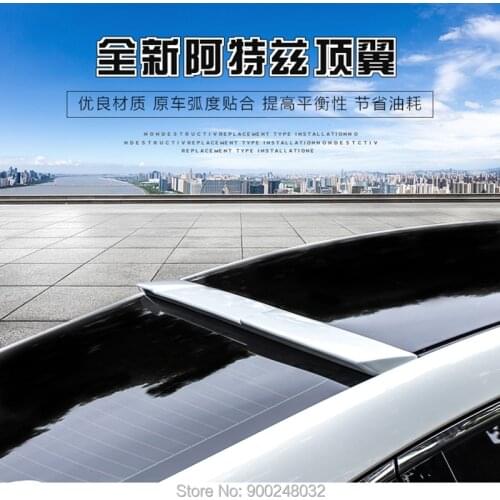 For Mazda 6 atenza Spoiler High Quality ABS Plastic Unpainted Color Rear Roof Spoiler Wing Trunk Lip Boot Cover Car Styling