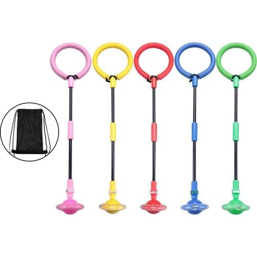 Flash Jumping Rope Ball Kids Outdoor Fun Sports Toy LED Children Jumping Force Reaction Training Swing Ball Child-parent Games